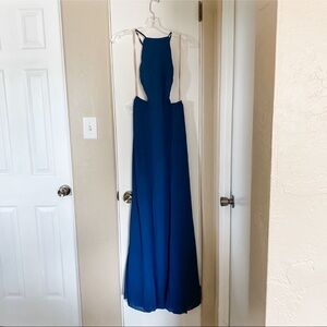 NWT [fame and partners] navy ada gown
